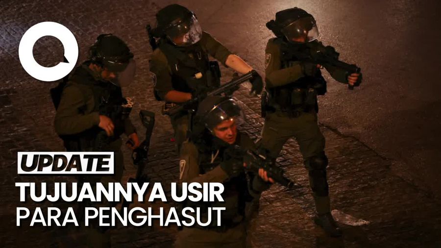Polisi Israel Menyerbu Masuk ke Masjid Al-Aqsa saat Subuh