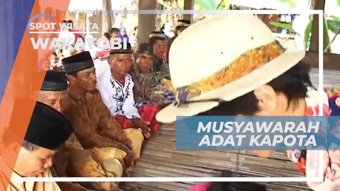 Musyawarah Adat di Pulau Kapota Wakatobi