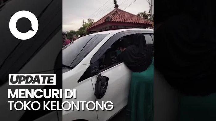 Satu Keluarga di Gresik Mencuri dan Kabur, Berujung Mobilnya Diamuk Massa