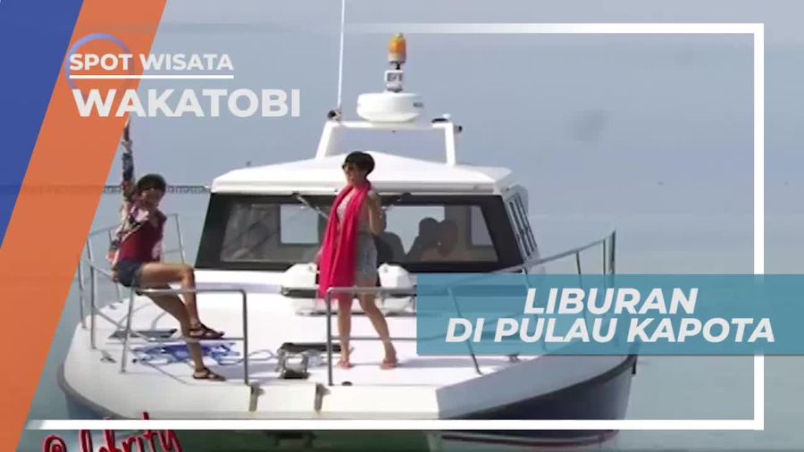 Berperahu Menuju Pulau Kapota Wakatobi