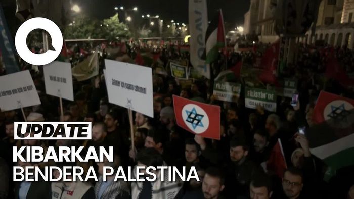 Warga Turki Turun ke Jalan Protes Serangan Israel ke Al-Aqsa