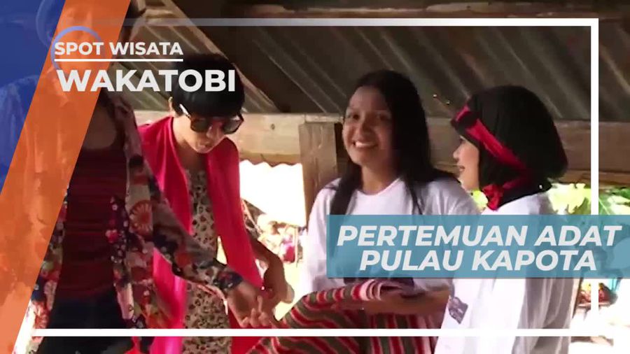 Melihat Pertemuan Adat di Pulau Kapota Wakatobi