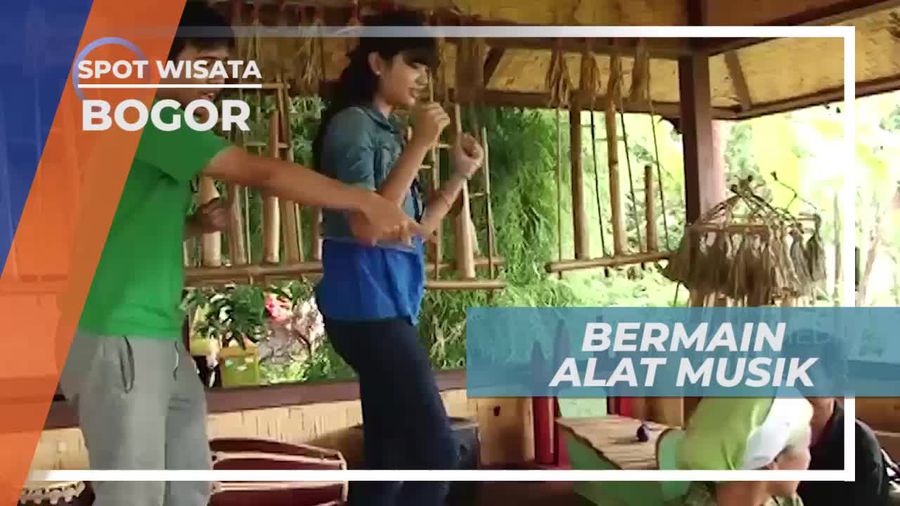 Bermain Alat Musik Tradisional Jawa Barat di Kota Bogor