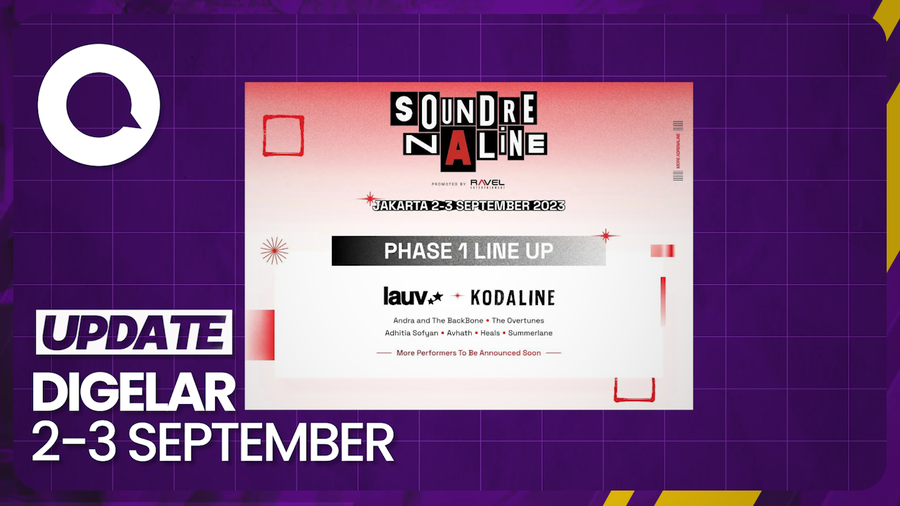 Lauv dan Kodaline Bakal Tampil di Soundrenaline 2023
