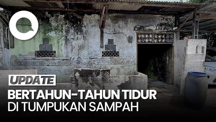 Before-After Lansia di Jakut yang Tinggal di Rumah Penuh Sampah