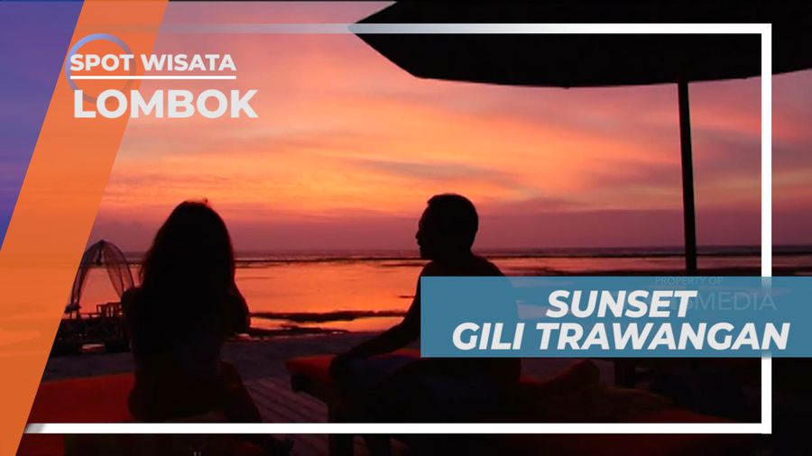 Panorama Keindahan Matahari Tenggelam di Gili Trawangan Lombok