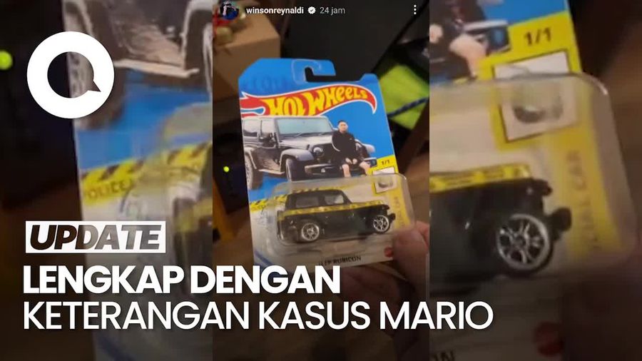 Viral Hot Wheels Rubicon Mario Dandy, Begini Wujudnya