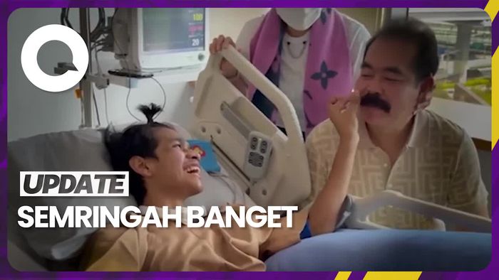 Tawa David Ozora saat Pegang Kumis Adam Suseno