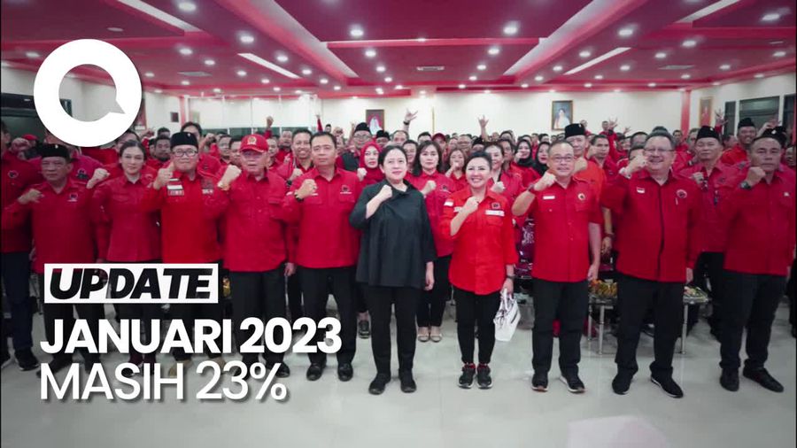 Survei Elektabilitas PDIP Anjlok ke 17,7 % Setelah Isu Piala Dunia U-20