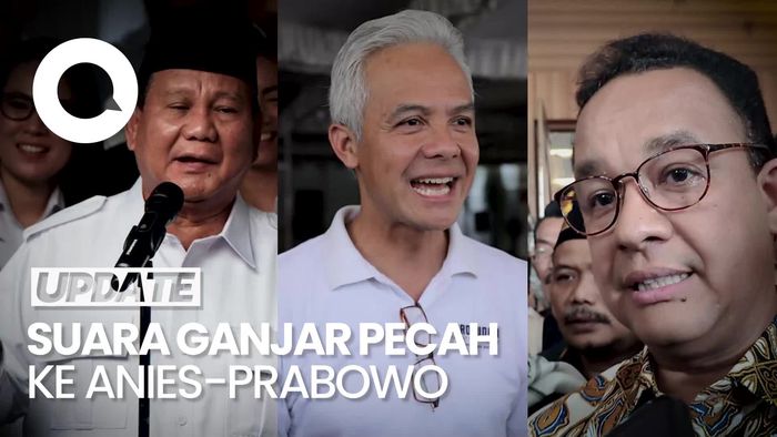 Elektabilitas Ganjar Turun Signifikan di Survei LSI, Anies-Prabowo Naik