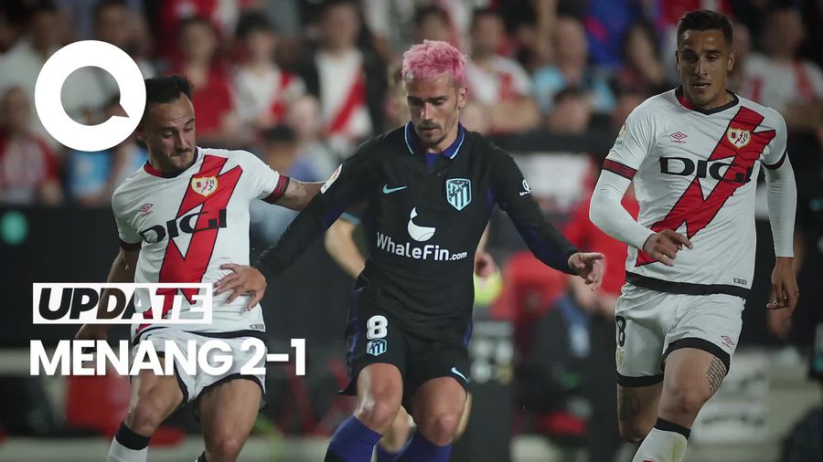 Kemenangan Atletico Madrid di Laga Lawan Rayo Vallecano