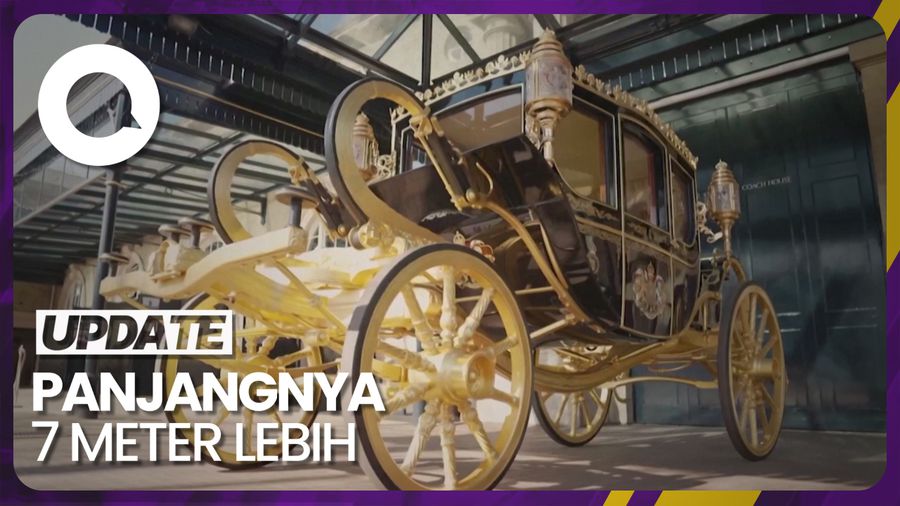 Melihat Kereta Emas Berusia 260 Tahun untuk Penobatan Raja Charles III
