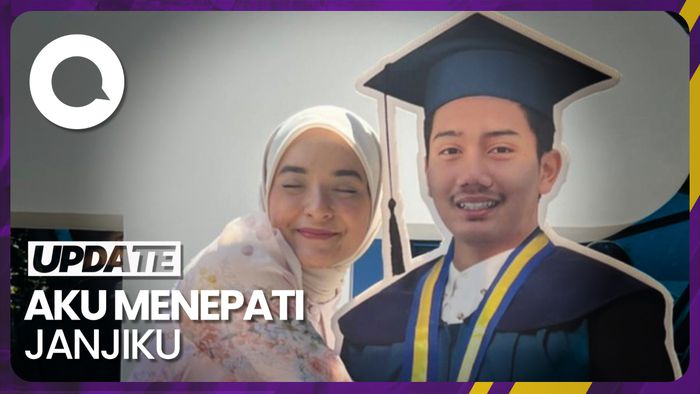Nabila Ishma Penuhi Janji Jadi Pendamping Wisuda Mendiang Eril