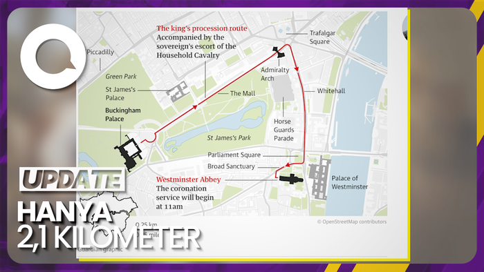 Rute Perjalanan King Charles Sebelum Pelantikan Akan Lebih Pendek