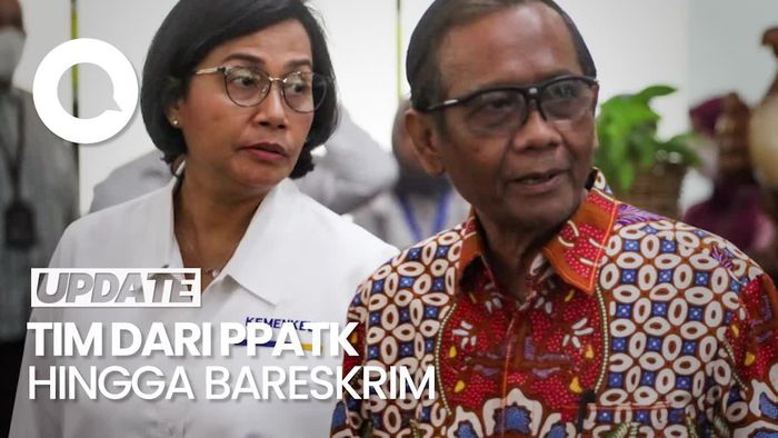Mahfud-Sri Mulyani Bentuk Satgas Telusuri Transaksi Janggal Rp 349 T