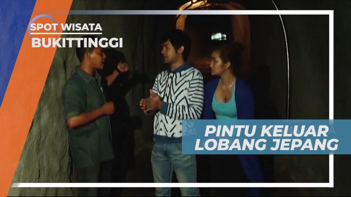 Sampai di Pintu Keluar Lobang Jepang yang Penuh Misteri, Bukittinggi