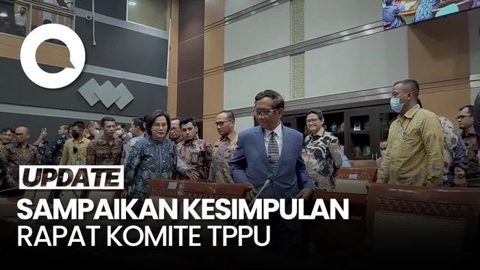 Mahfud-Menkeu Hadiri Rapat Bareng Komisi III, Bahas Transaksi Rp 349 T