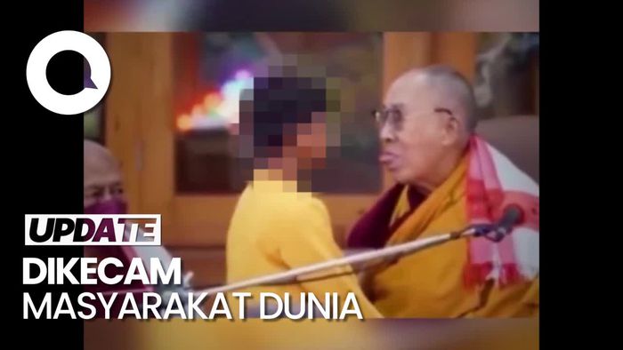 Momen Dalai Lama Minta Bocah Isap Lidahnya, Berujung Minta Maaf