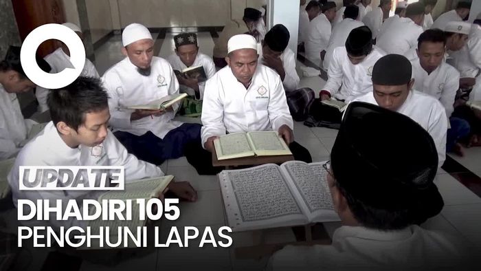 Khusyuknya Warga Binaan Perdalam Agama di Pesantren Lapas Lumajang