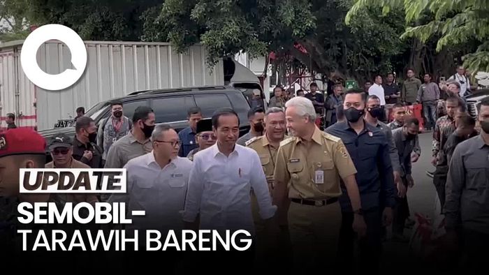 Jokowi-Ganjar Akrab Saat Kunjungan ke Jateng, Ini Kata PDIP