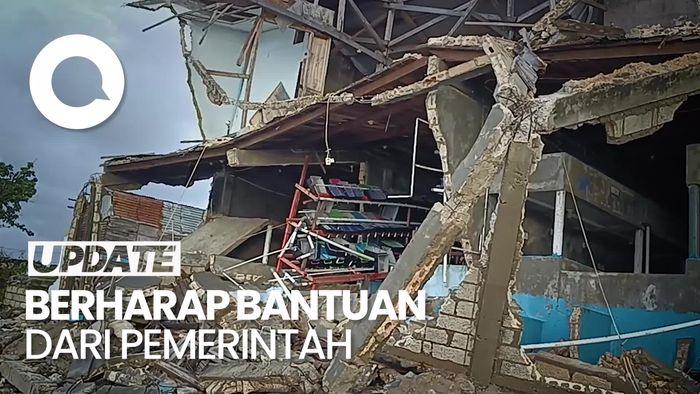 Penampakan 14 Rumah di Pasir Panjang yang Rusak Diterjang Gelombang Tinggi
