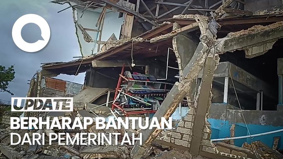 Penampakan 14 Rumah di Pasir Panjang yang Rusak Diterjang Gelombang Tinggi