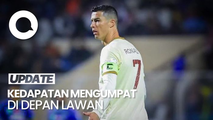 Ledakan Emosi Ronaldo usai Al Nassr Imbang Lawan Al Feiha
