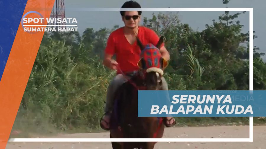 Seru-seruan Memacu Kuda Balap Untuk Adu Cepat, Bukittinggi