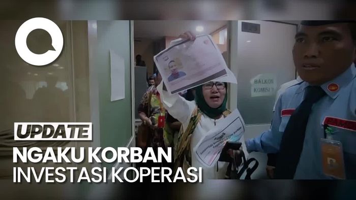 Raker Komisi III-Kapolri Diganggu Teriakan Histeris Wanita Korban Investasi