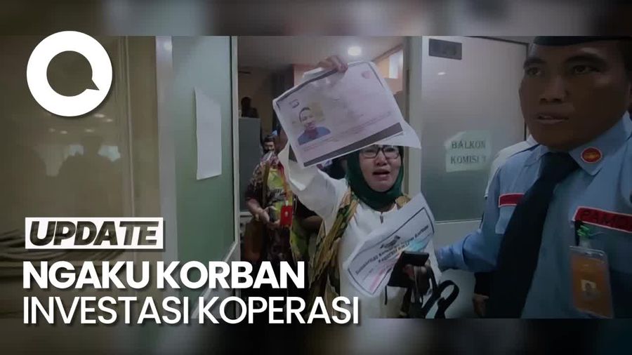 Raker Komisi III-Kapolri Diganggu Teriakan Histeris Wanita Korban Investasi