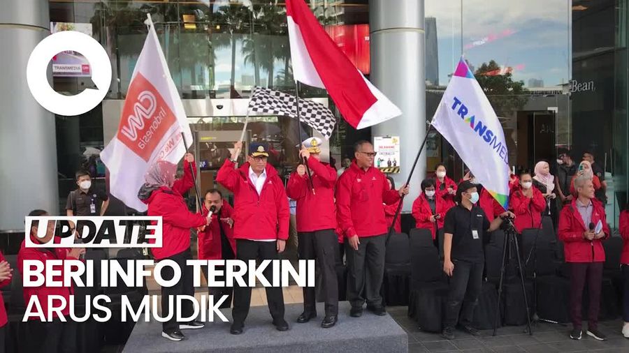 Menhub Lepas Tim Liputan Pantauan Arus Mudik Transmedia