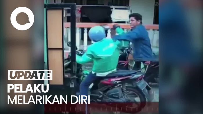 Viral Pengemudi Ojol Tua Dipukuli Pria Sampai Gigi Patah di Palembang