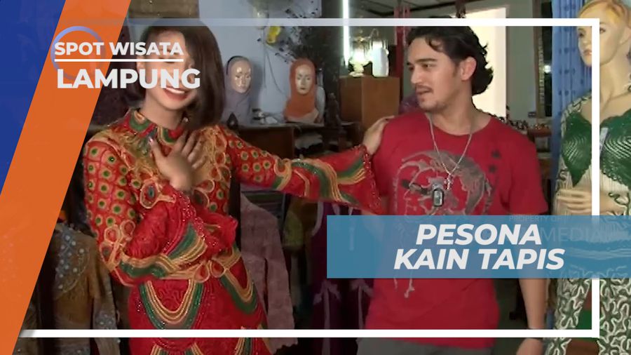 Pesona Warna-warni Cantik Kain Tapis Khas Lampung