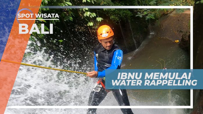 Sensasi Seru Water Rappelling di Air Terjun Maboya, Bali