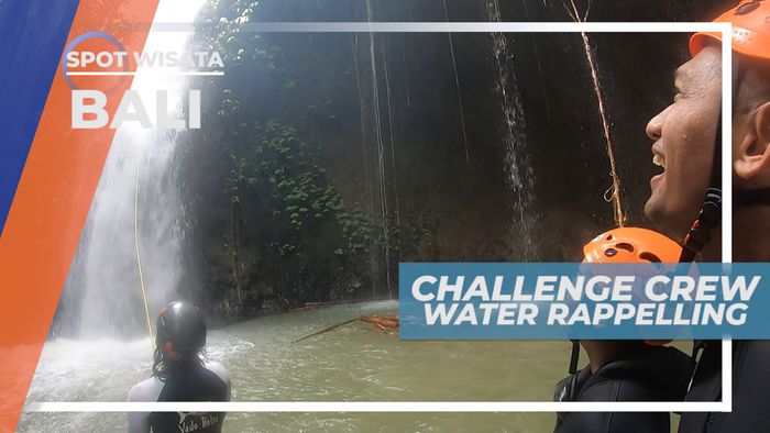 Seru-seruan, Merasakan Sensasi Water Rappelling di Air Terjun Maboya, Bali
