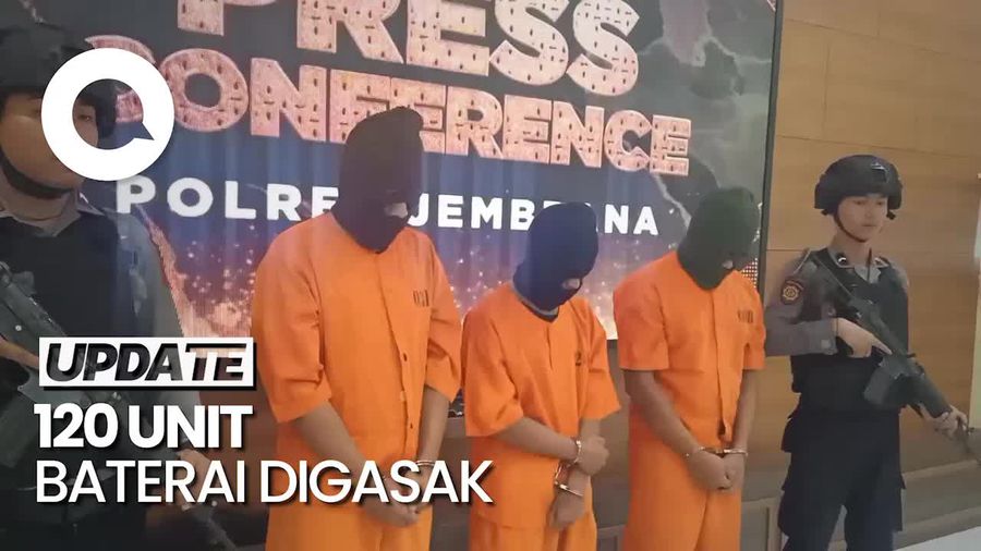 Pegawai Gasak 120 Baterai Tower, Telkomsel Rugi Rp 51 Juta