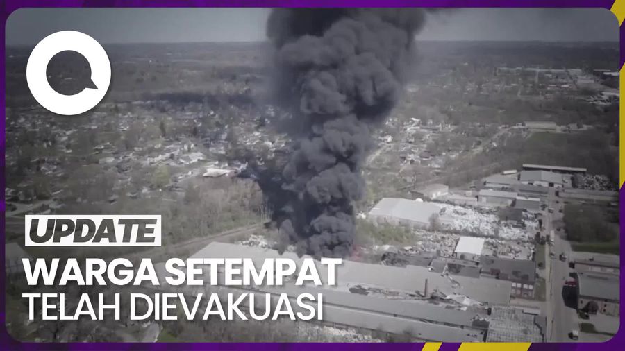 Kebakaran Hebat Melanda Pabrik di Indiana, Picu Dampak Kesehatan Serius