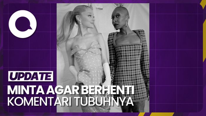 Jawaban Menohok Ariana Grande soal Dicap Terlalu Kurus dan Tak Sehat