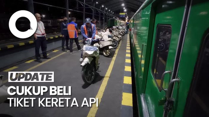 Dear Pemudik, Kemenhub Buka Lagi Promo Angkut Motor Naik KA Gratis!
