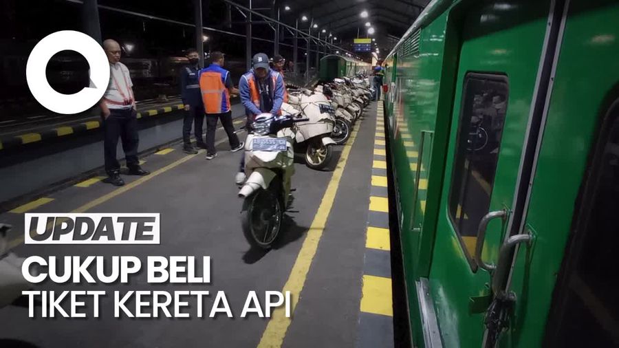 Dear Pemudik, Kemenhub Buka Lagi Promo Angkut Motor Naik KA Gratis!