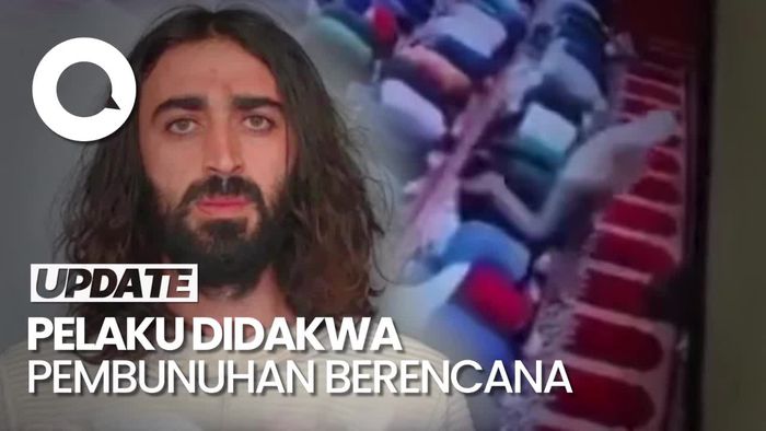 Rekaman CCTV Imam Masjid Ditusuk Saat Pimpin Salat di Masjid AS