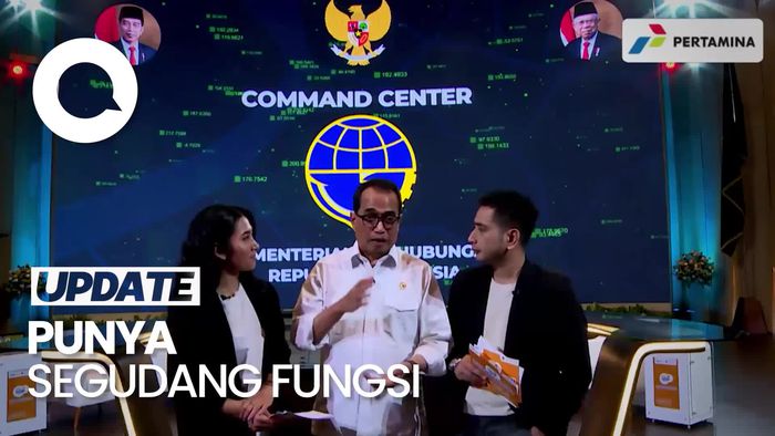 Melongok Command Center Kemenhub untuk Pantau Arus Mudik Lebaran