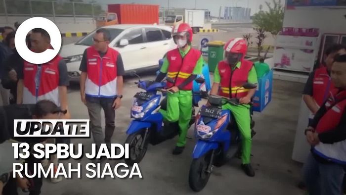 Rest Area Km 725 Tol Surabaya-Mojokerto Sambut Pemudik