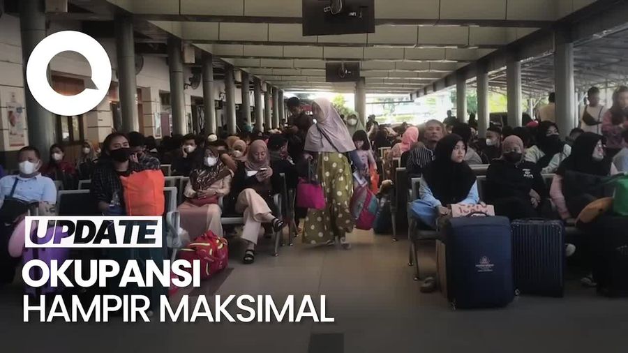KAI Catat Keberangkatan Tertinggi Penumpang di Senen-Gambir Pada 21 April