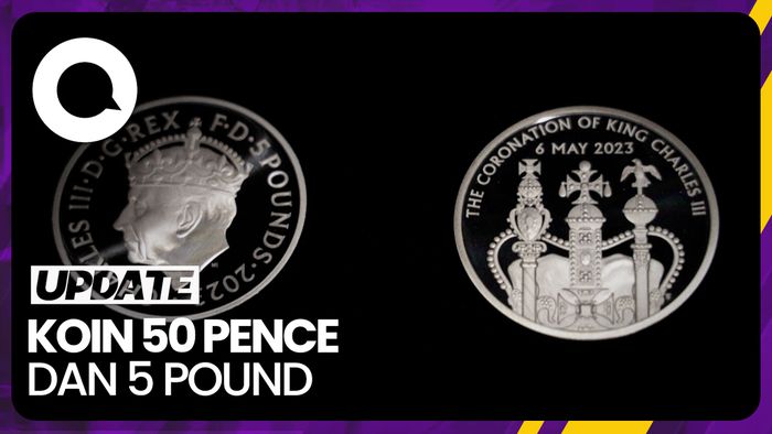Melihat Koin Baru Inggris Bergambar Raja Charles III