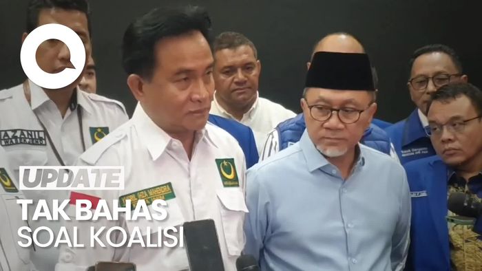 Isi Pertemuan Zulhas dan Yusril di Markas PAN