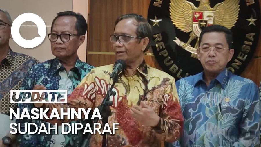 Mahfud Pastikan Komunikasi Dengan Pimpinan Parpol soal RUU Perampasan Aset