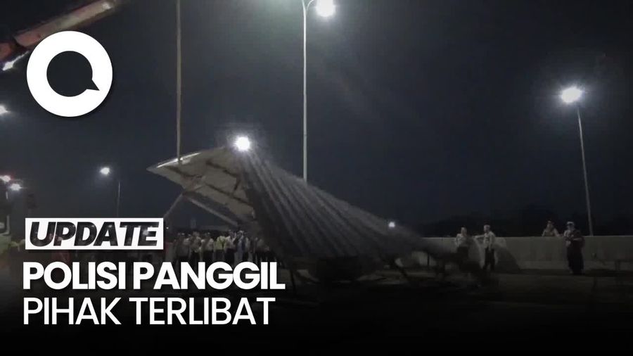 Polda Metro Bongkar Pos Pemblokade Jalan Tol Jatikarya