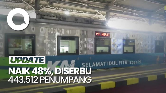 19 April Jadi Puncak Arus Mudik Kereta Tujuan di Yogyakarta