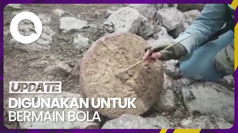 Arkeolog di Meksiko Temukan Papan Skor Batu Langka Milik Suku Maya